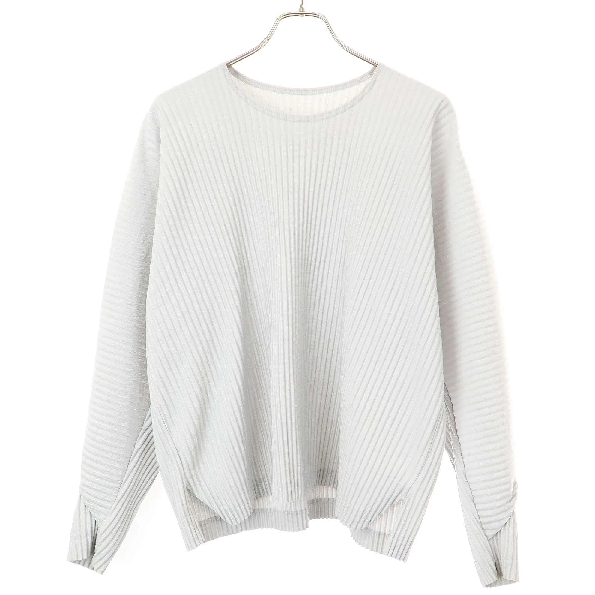 ISSEY MIYAKE オム プリッセ イッセイ ミヤケ 23SS LONG SLEEVE ARC PLEATED T-SHIRT プリーツカットソー