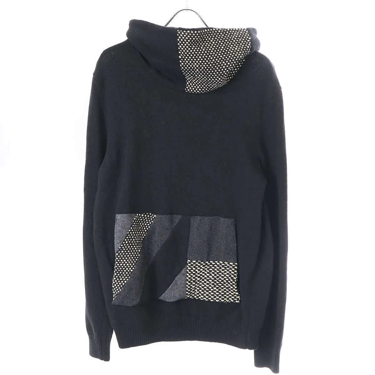 GEOFFREY B.SMALL ジェフリービースモール 19AW パッチワークハイネックメリノウールニットセーター