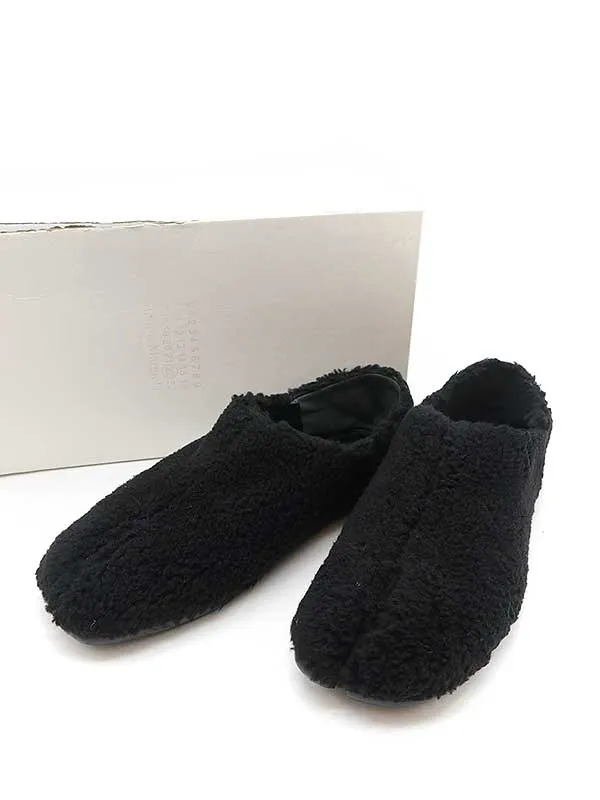 Maison Margiela メゾン マルタン マルジェラ 22 21AW 足袋 ボアレザータビ スリッポンシューズ