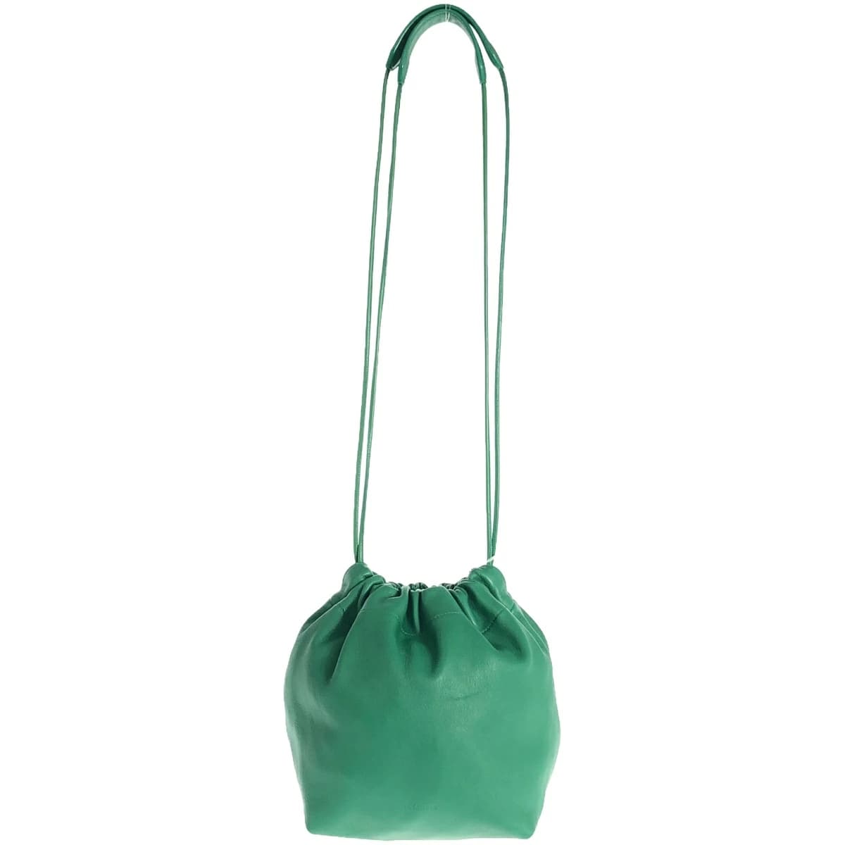 JIL SANDER ジルサンダー Drawstring Bag ドローストリングレザーンバッグ