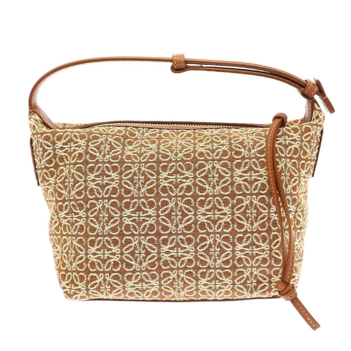 LOEWE ロエベ キュービィ スモール アナグラムジャカードハンドバッグ Q995250X01