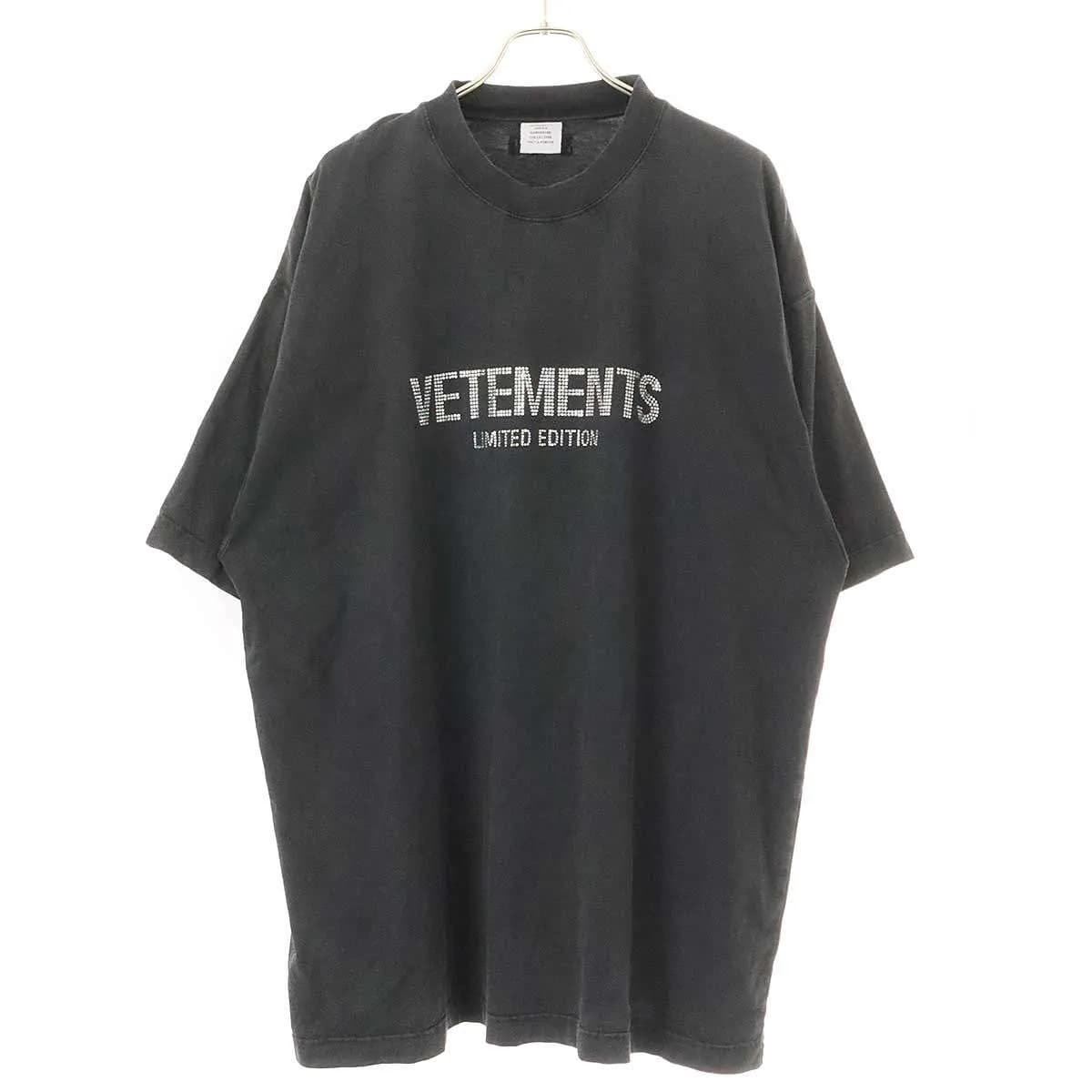 VETEMENTS ヴェトモン 24SS Crystal Limited Edition T-Shirt クリスタルロゴTシャツ