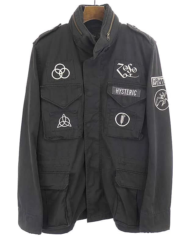 HYSTERIC GLAMOUR ヒステリックグラマー LED-ZEPPELIN M-65 JACKET ミリタリージャケット