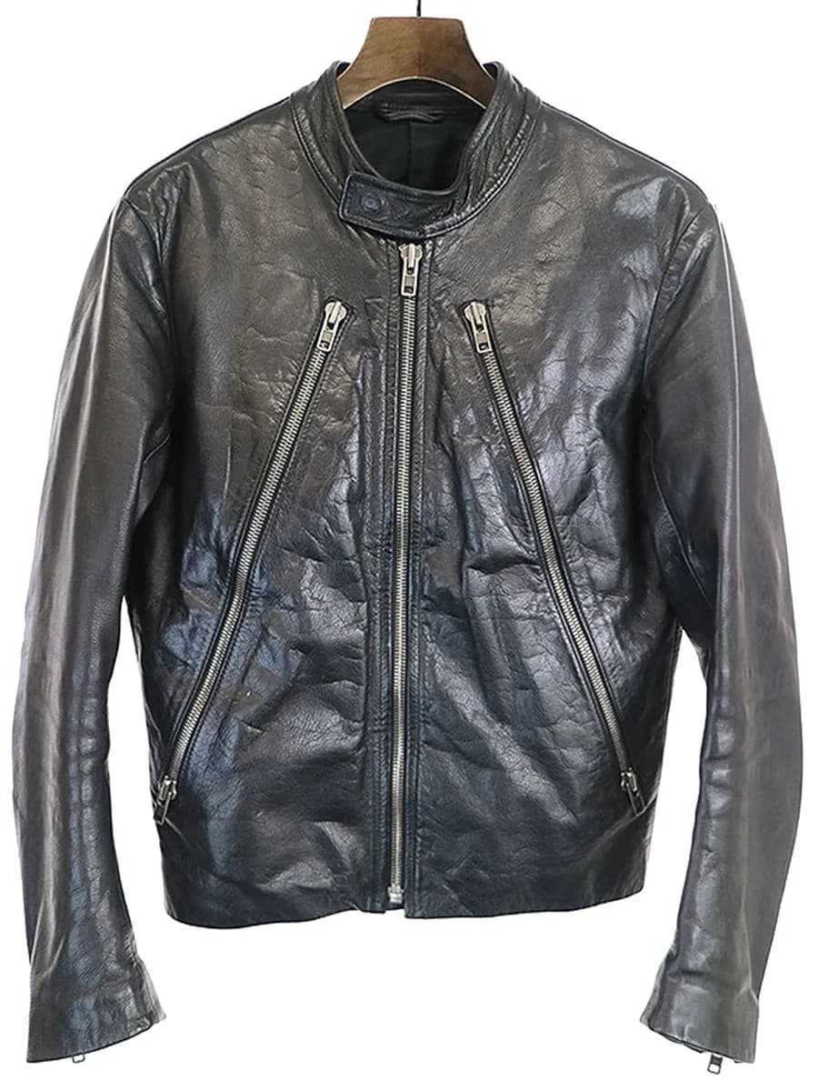 Maison Margiela メゾン マルタン マルジェラ14 08AW 八の字 シングルライダースジャケット