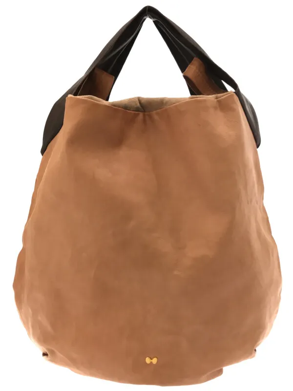 mina perhonen ミナペルホネン melanzana bag レザーハンドバッグ