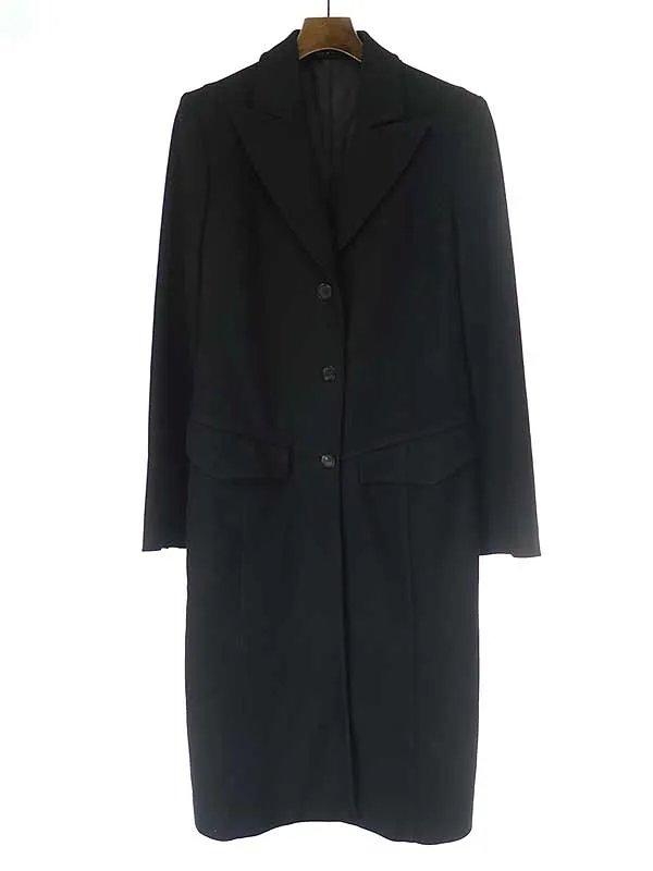 GUCCI グッチ 04AW トムフォード期 カシミヤ混ウールロングチェスターコート