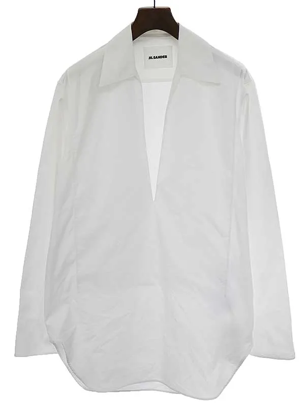 JIL SANDER ジルサンダー 22SS オーバーサイズスキッパーカラーシャツ