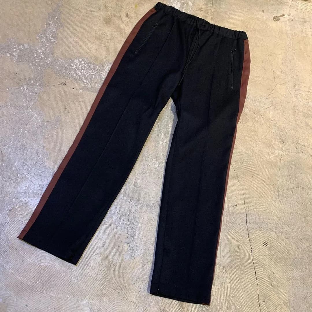 bukht bukht 17AW Side line track pants
