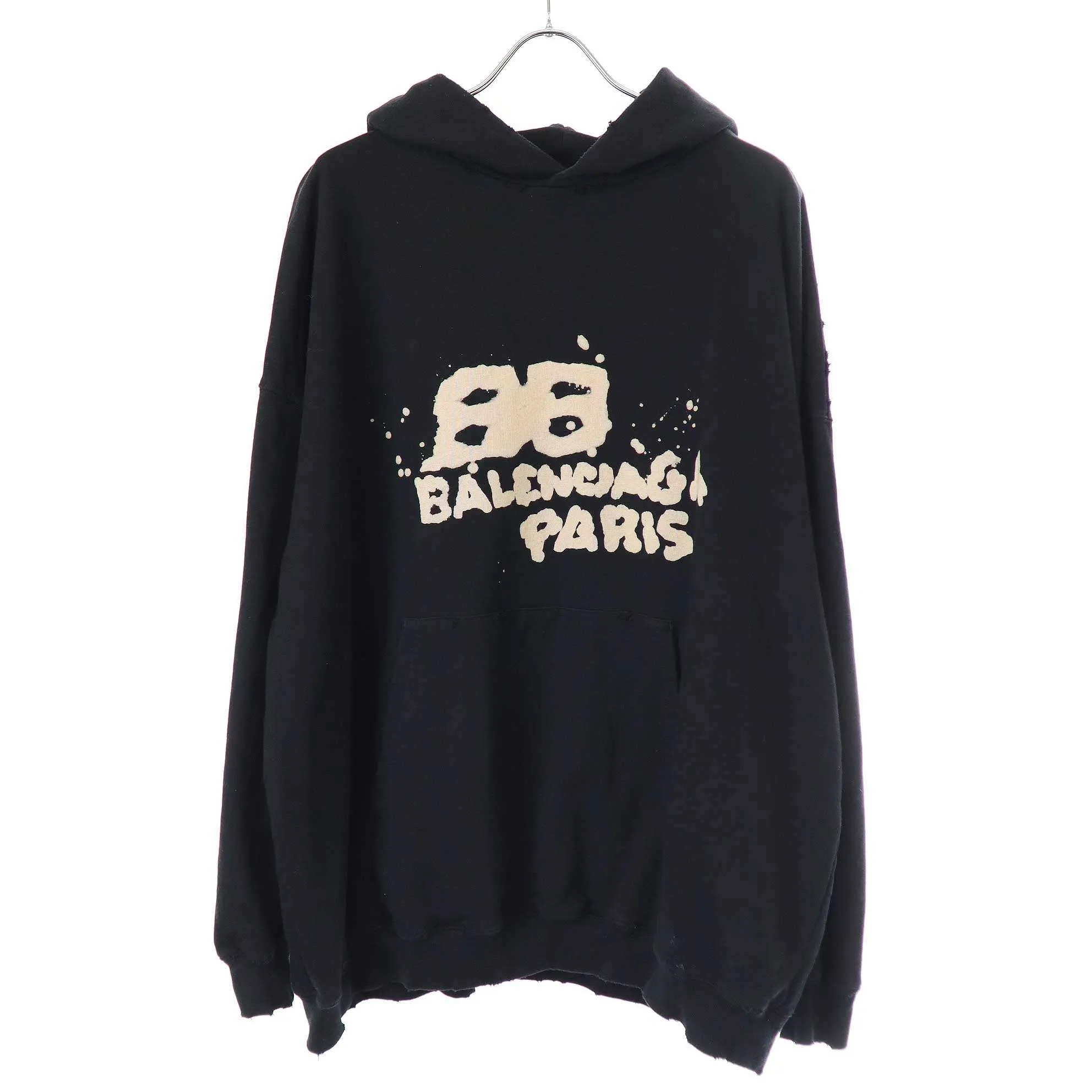 BALENCIAGA バレンシアガ 23SS Hand Drawn BB Icon Hoodie パーカー