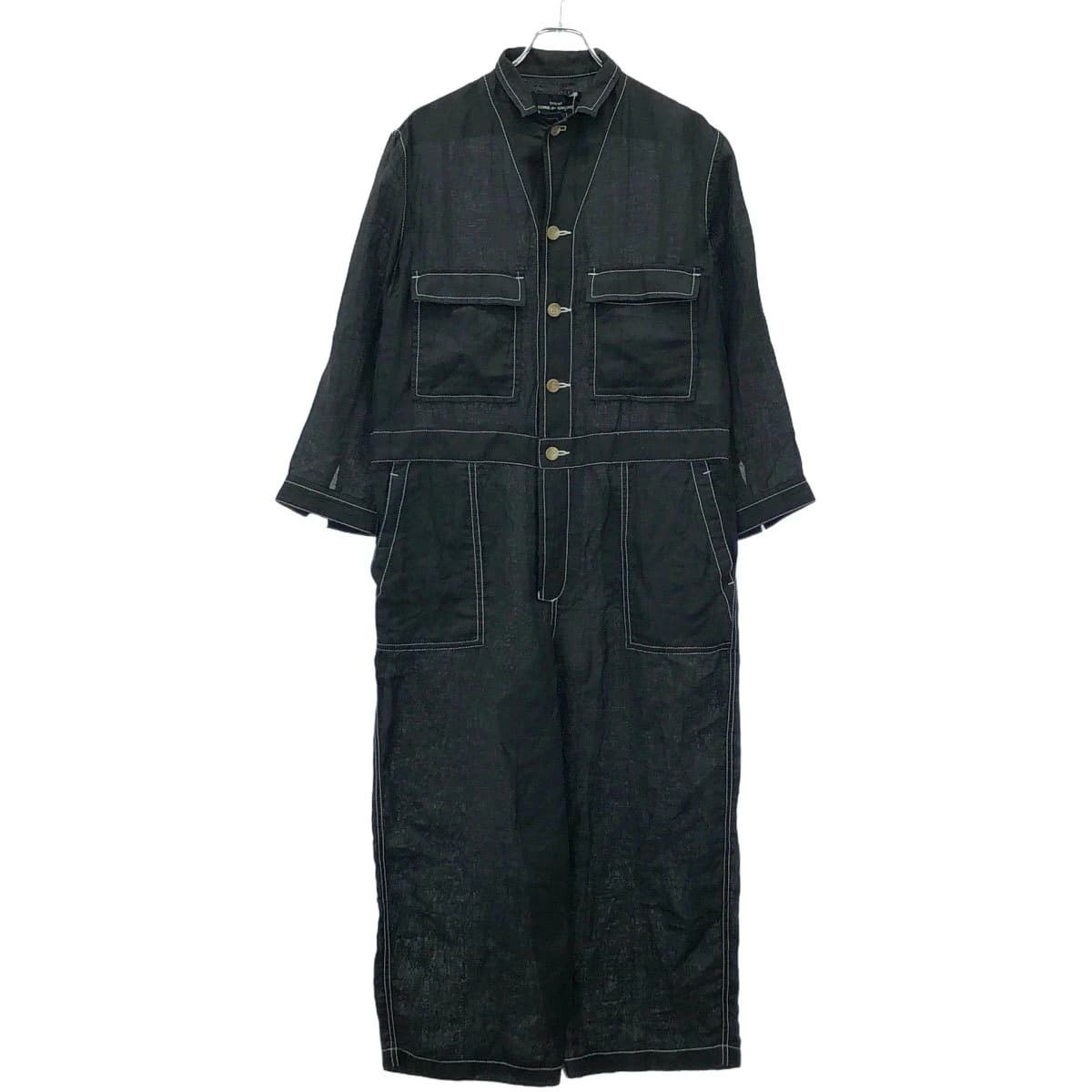 COMME des GARCONS トリココムデギャルソン 21SS リネンナイロンジャンプスーツ TG-A003