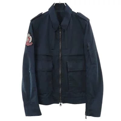 BALMAIN HOMME バルマン オム 11SS クレストパッチ A2フライトジャケット