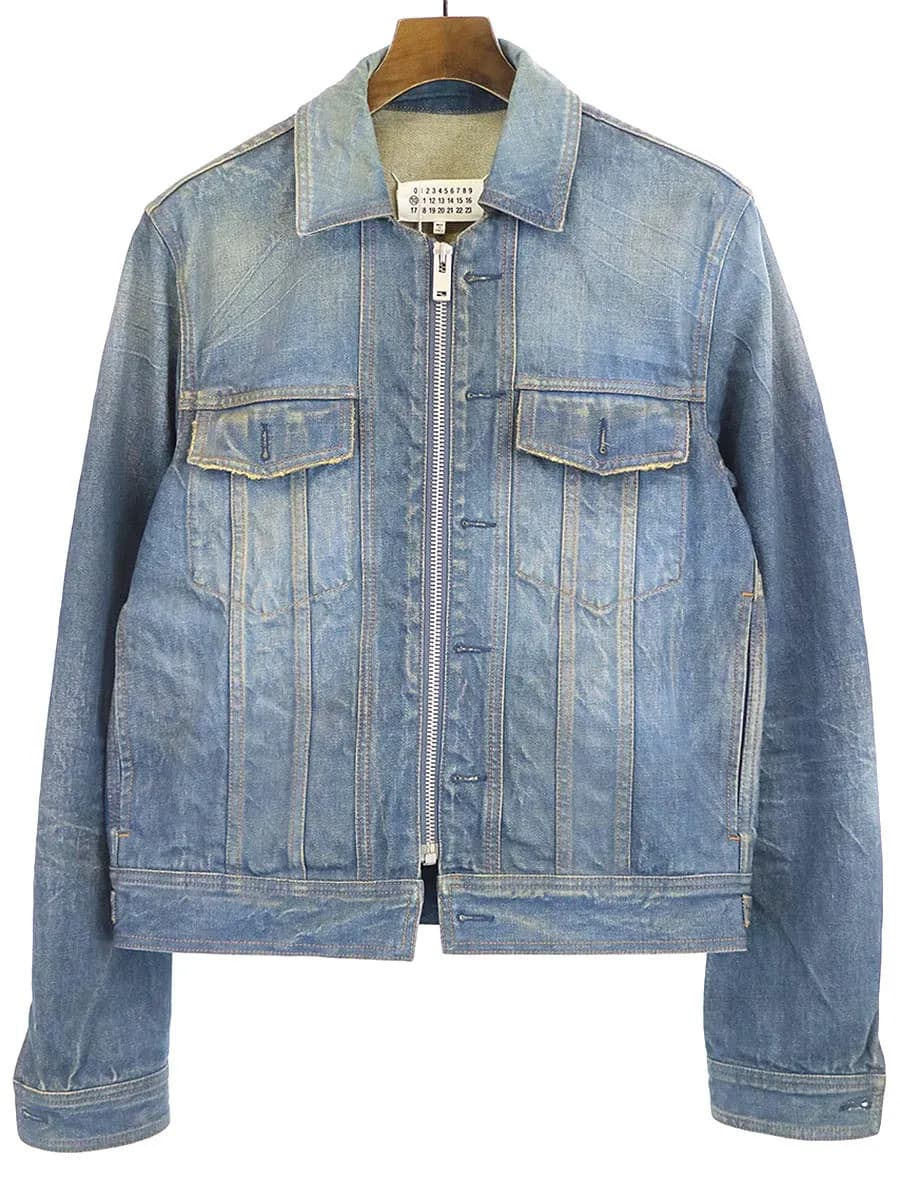 Maison Margiela メゾン マルタン マルジェラ 10 16SS Trucker Denim Jacket ジップアップデニムジャケット