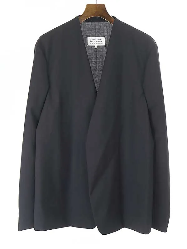 Maison Margiela メゾンマルタンマルジェラ10 20AW ノーカラーウールジャケット