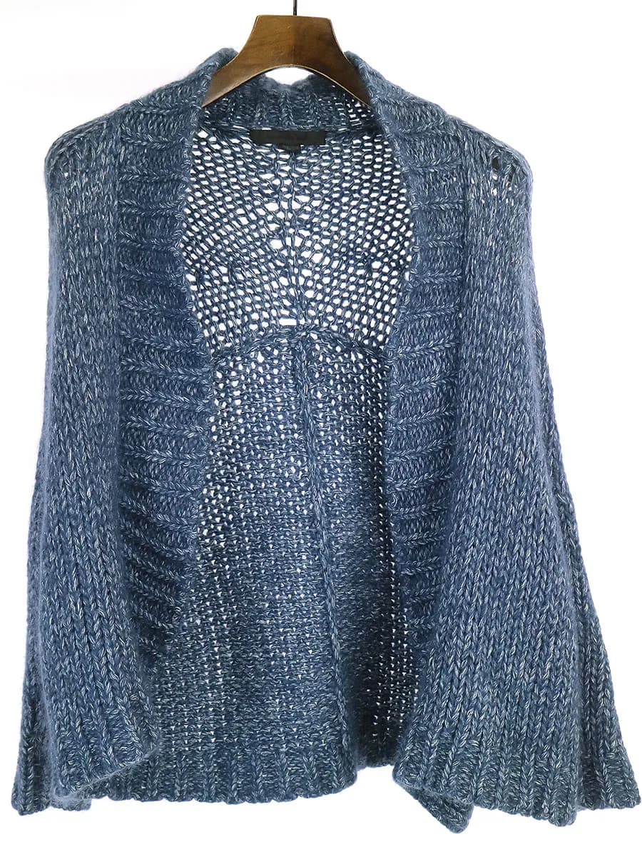 ALEXANDER WANG アレキサンダーワン 13AW マルチファブリックローゲージカーディガン