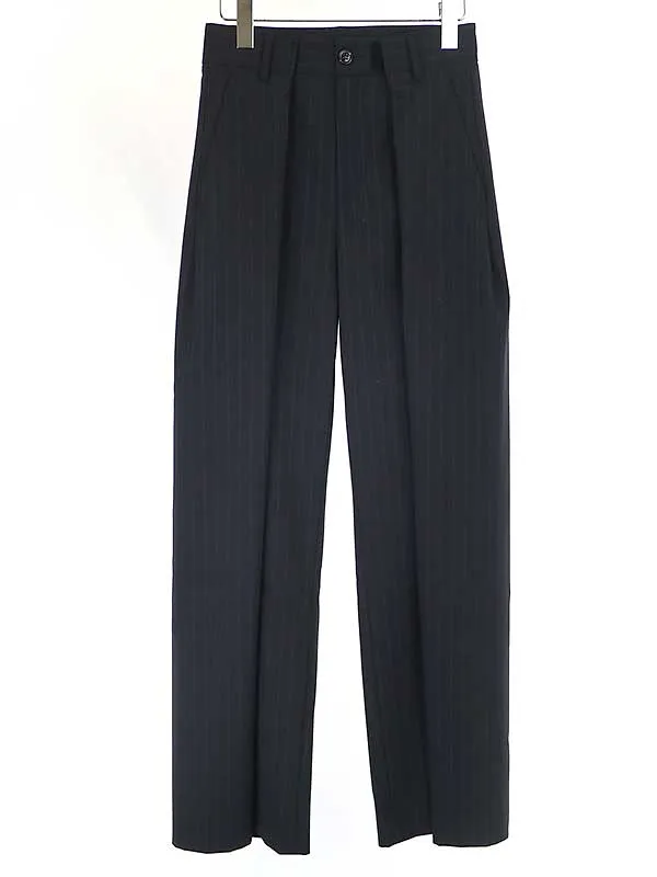 Maison Margiela エムエムシックス 21SS ハイウエストストライプパンツ
