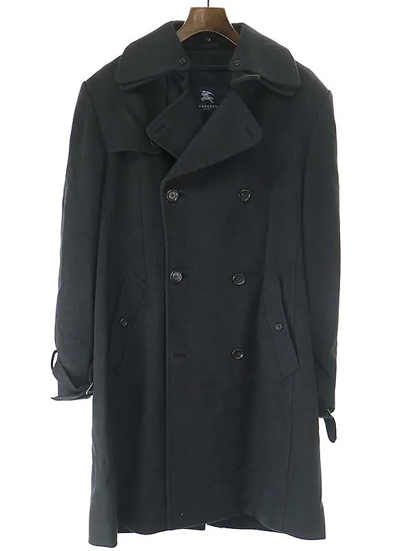 BURBERRY バーバリーロンドン ライナー付きカシミヤダブルロングコート