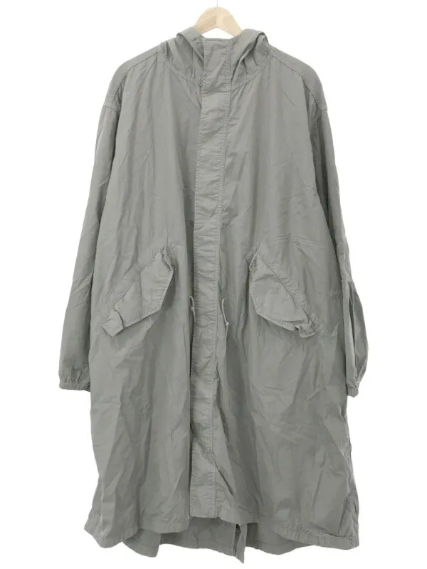 Graphpaper グラフペーパー 21SS Garment Dyed Poplin Mods Coat ガーメントダイポプリンモッズコート