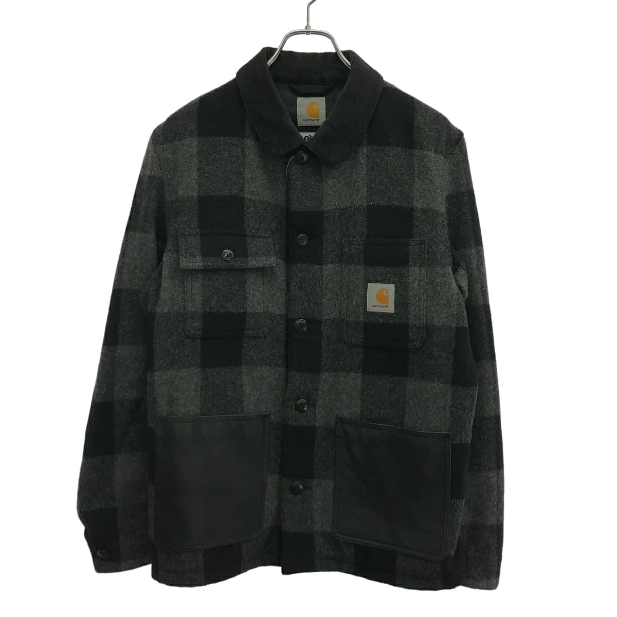COMME des GARCONS アイジュンヤワタナベコムデギャルソン マン×カーハート 17AW バッファローチェック カバーオールシャツ ジャケット WT-J919