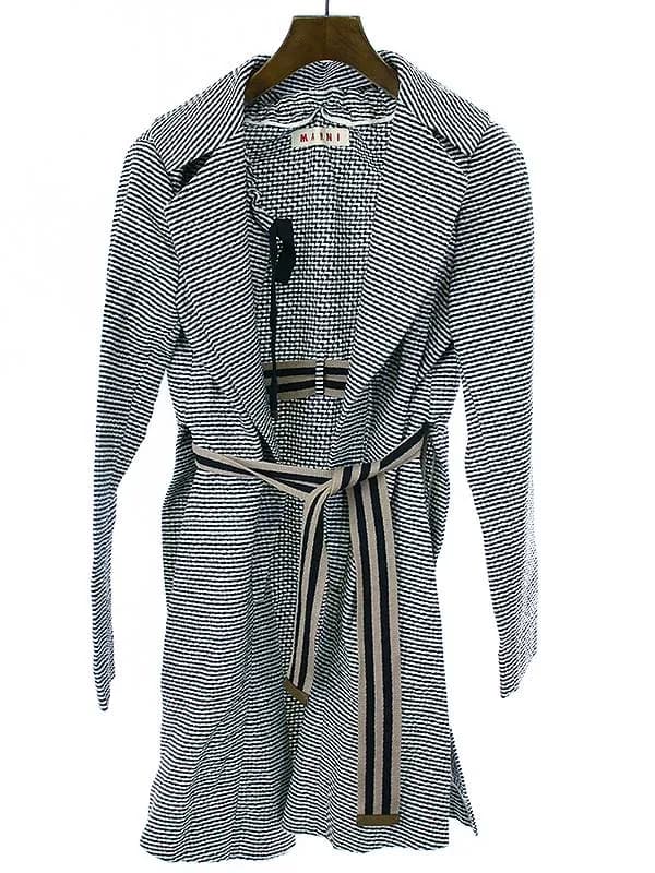 MARNI マルニ 14SS サイドスリットベルテッドコート