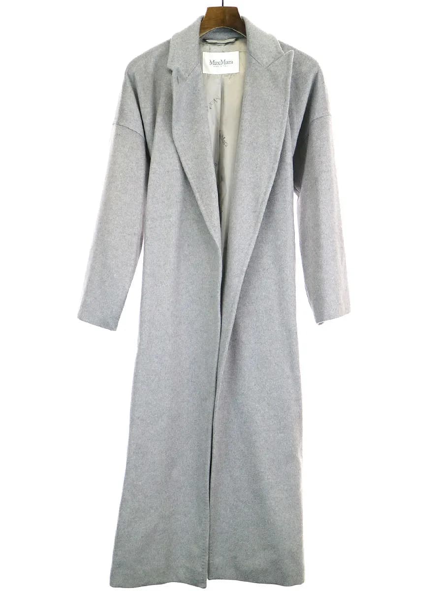 MAXMARA マックスマーラ Teti ボタンレスカシミヤロングコート