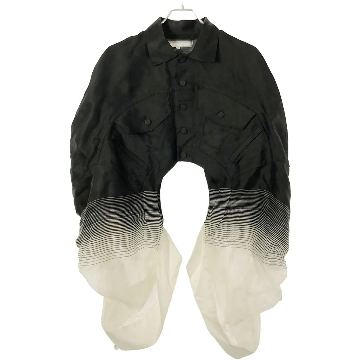 ANREALAGE アンリアレイジ 19SS サテンチュール ショートデザインジャケット