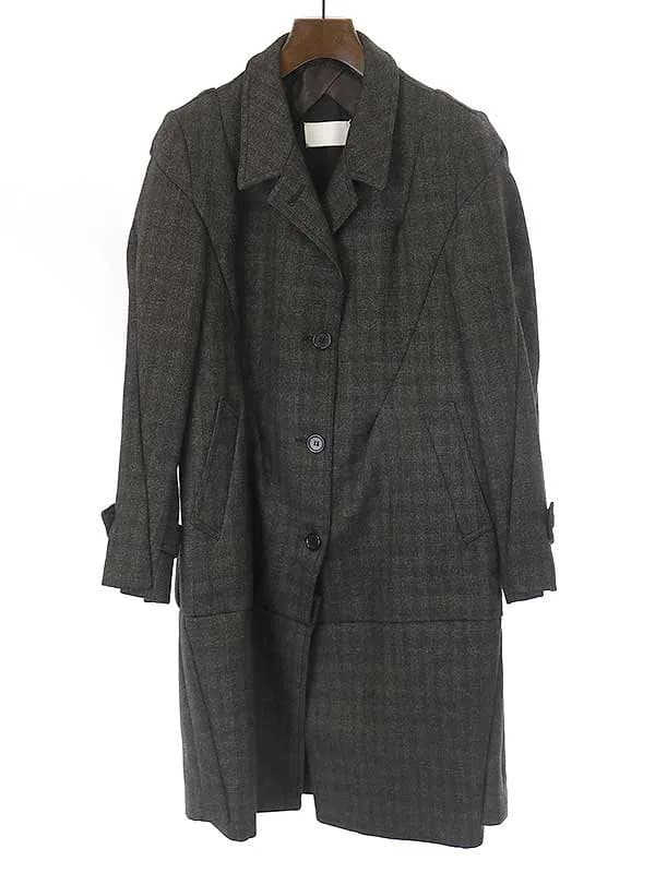 Maison Margiela メゾン マルタン マルジェラ 05AW 切替デザインウールロングコート