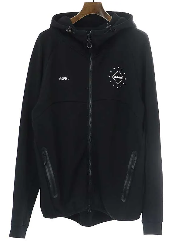F.C.Real Bristol エフシーアールビー 22AW VENTILATION HOODIE ジップアップボンディングパーカー
