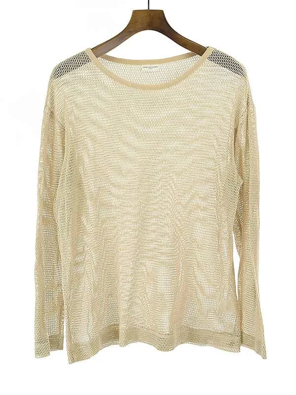 DRIES VAN NOTEN ドリスヴァンノッテン 18SS メッシュデザインロングスリーブカットソー