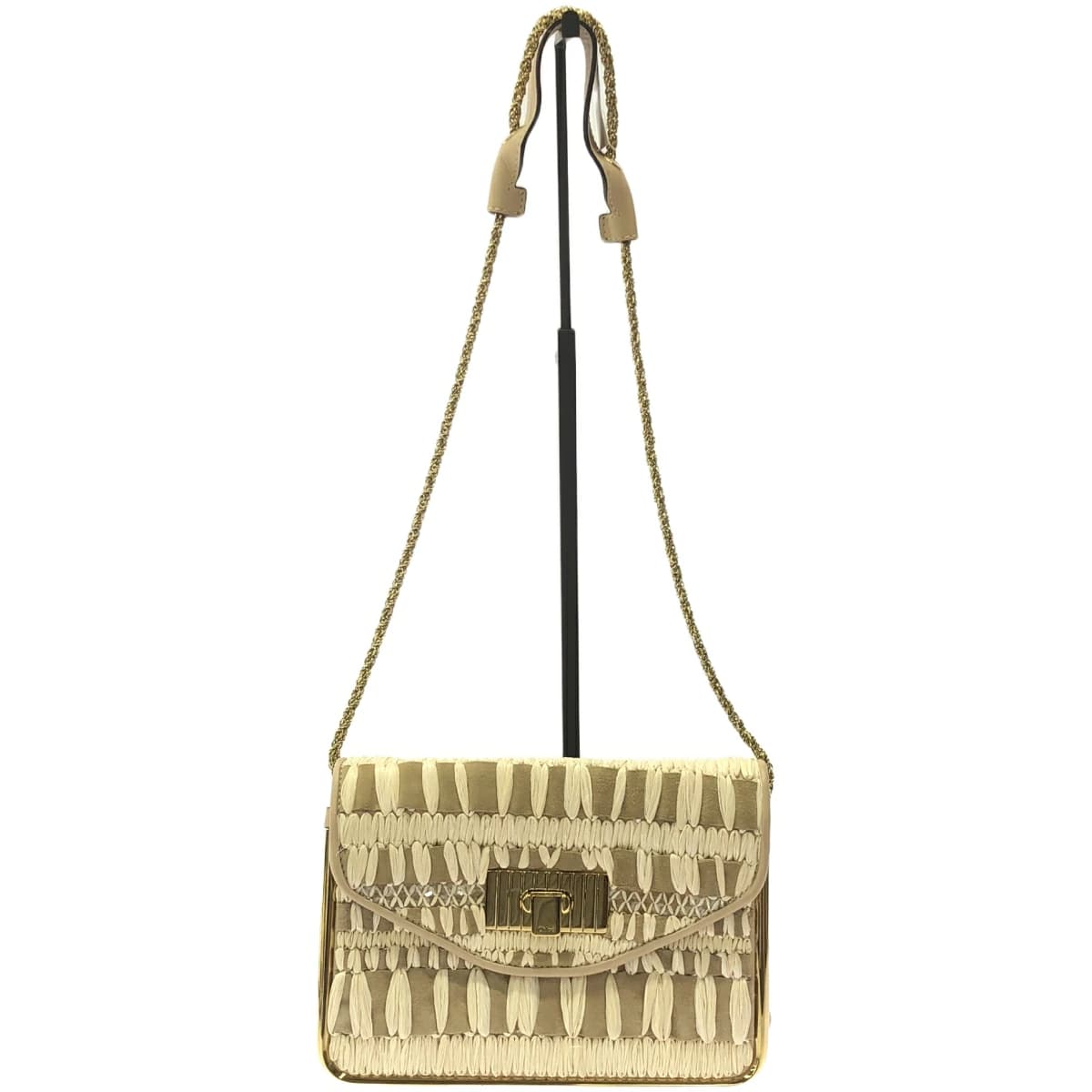Chloe クロエ スウェードコンビチェーンショルダーバッグ