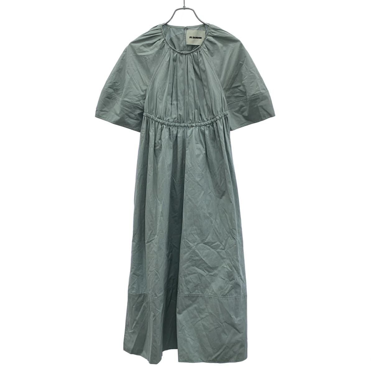 JIL SANDER ジルサンダー 23SS バックオープン ギャザードレスワンピース J02CT0187 J45146