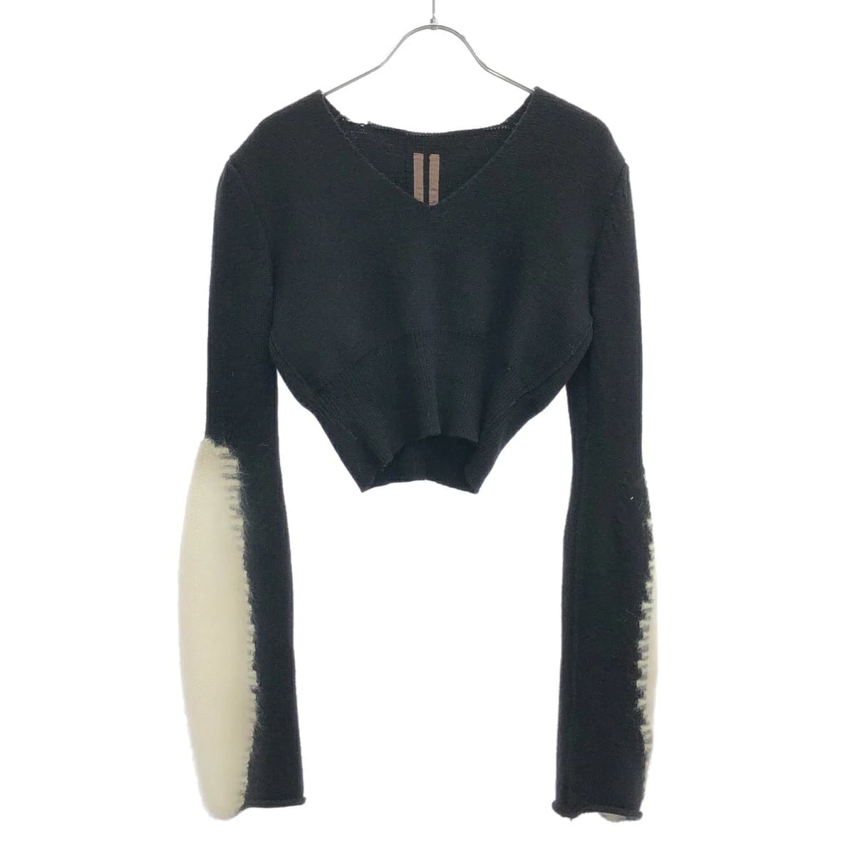 Rick Owens リックオウエンス 13AW クロップド ロングスリーブニットセーター RO13F62002-M