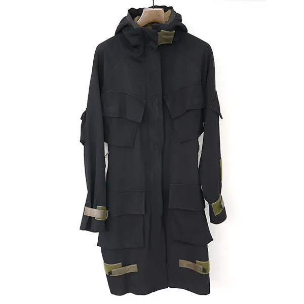 DRIES VAN NOTEN DRIES VAN NOTEN Multipocket Hooded Coat