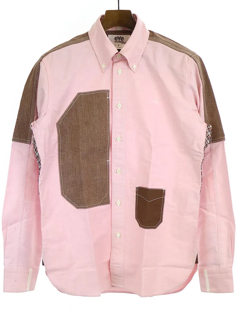 COMME des GARCONS アイ ジュンヤワタナベ コムデギャルソンマン×ブルックスブラザーズ 再構築オックスフォードボタンダウンシャツ