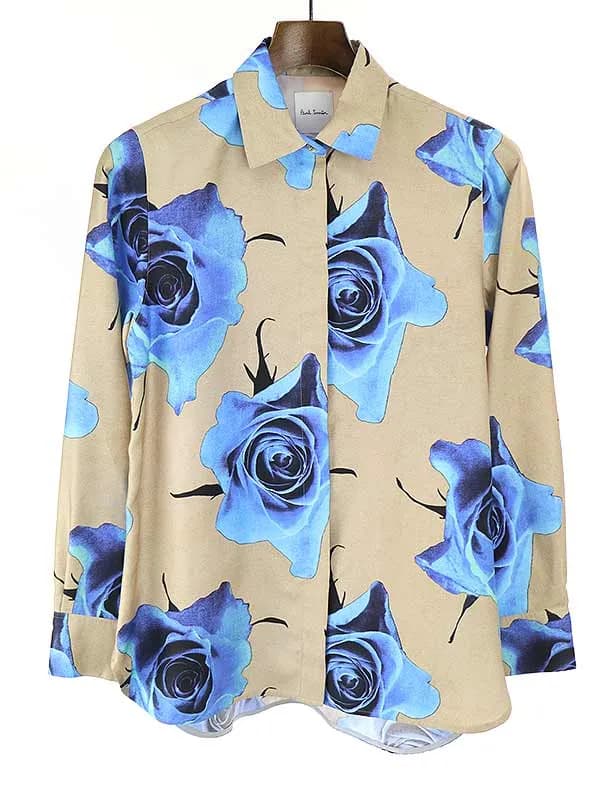 Paul Smith ポールスミス 21SS ローズプリントシャツ