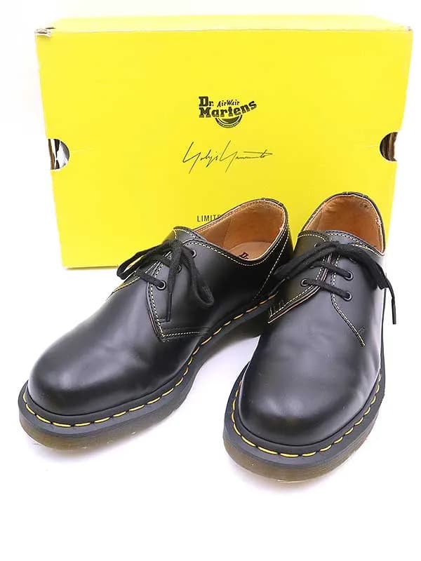 Dr.Martens ドクターマーチン × ヨウジヤマモト 19SS 3ホールレザーシューズ