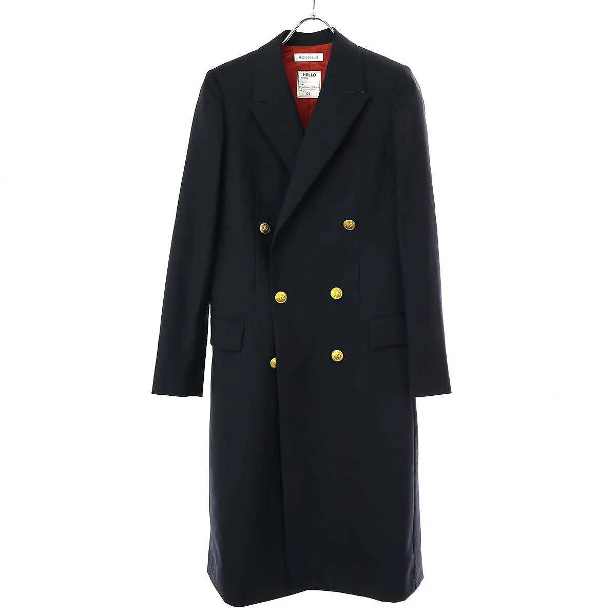 MADISON BLUE マディソンブルー 18AW W6B LONG BLAZER ウールダブルブレストコート