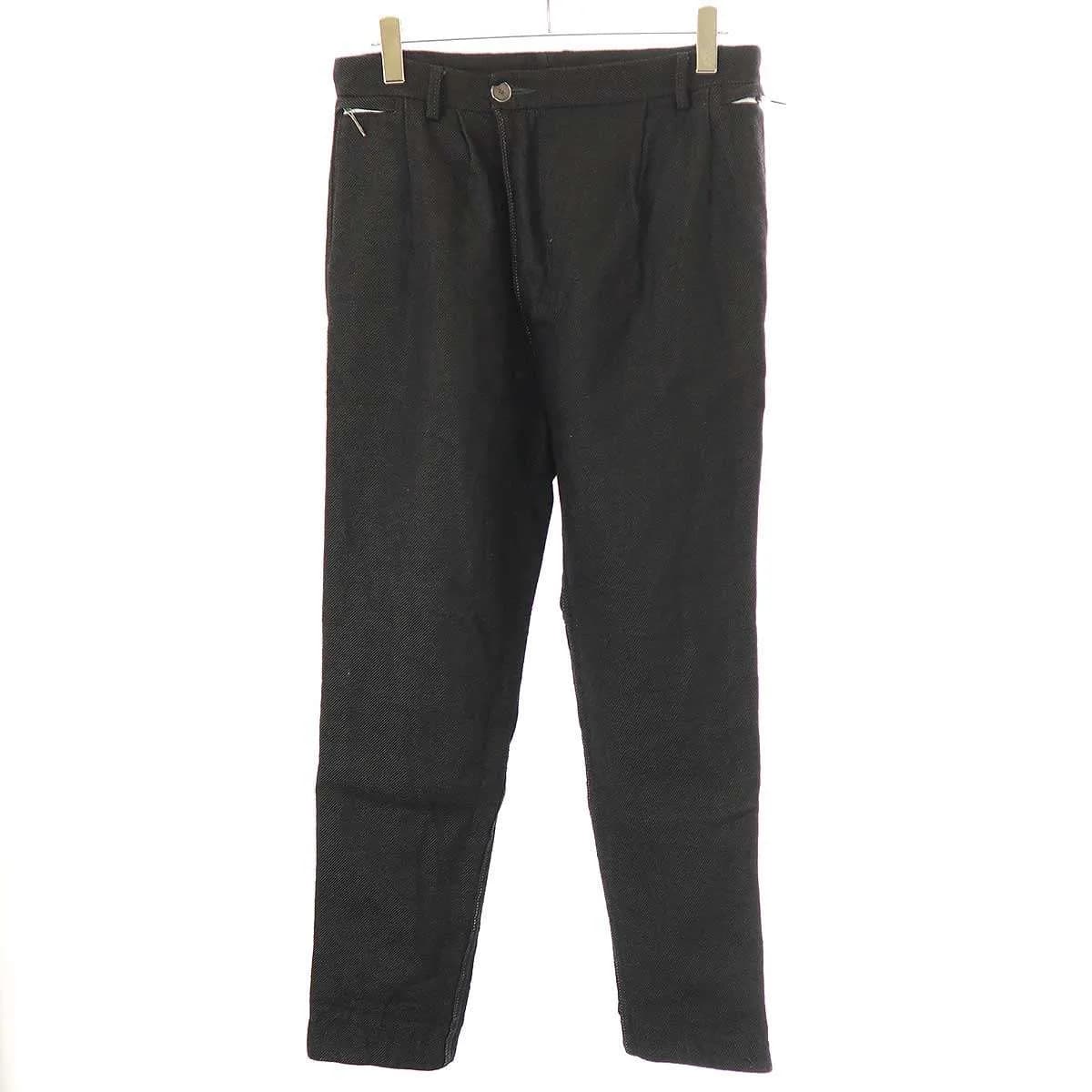 taichi murakami タイチムラカミ PLEATED L/C TRS ウールラミートラウザーパンツ