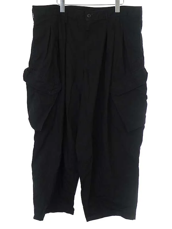 Yohji Yamamoto ブラックスキャンダル ヨウジヤマモト 21AW RIPSTOP 12TUCK PANTS ップストップ12タックカーゴパンツ