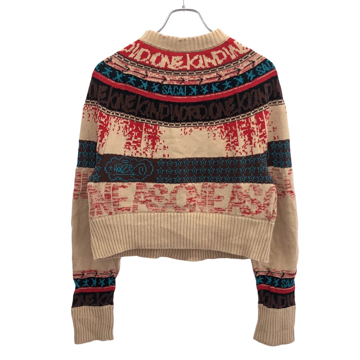 sacai サカイ 23SS Eric Haze Jacquard Knit Pullover ジャカードニットプルオーバー 23-06464