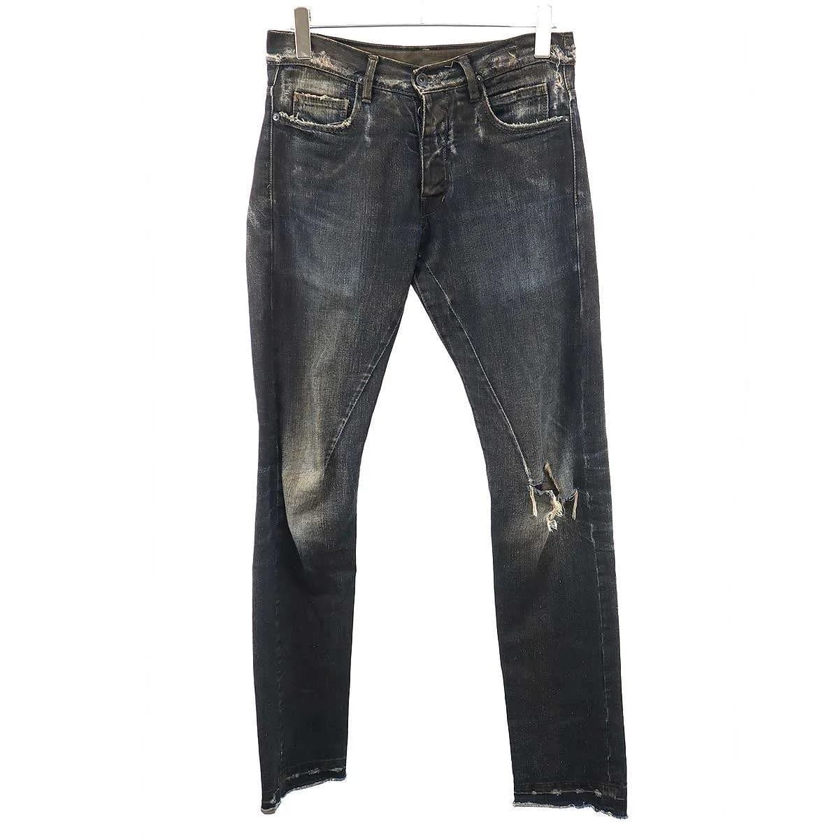 Rick Owens ダークシャドウバイリックオウエンス 2006AW ダスト加工デニムパンツ