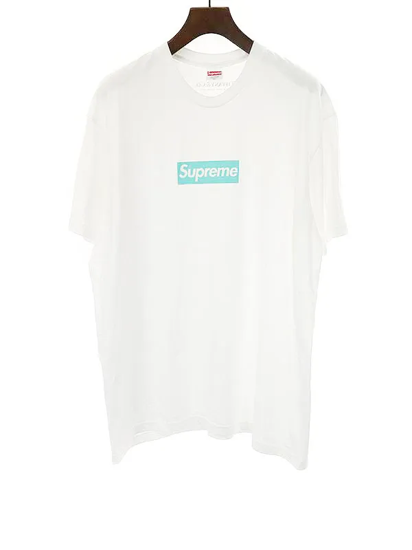 Supreme シュプリーム×ティファニー 21AW Box Logo Tee ロゴプリントTシャツ