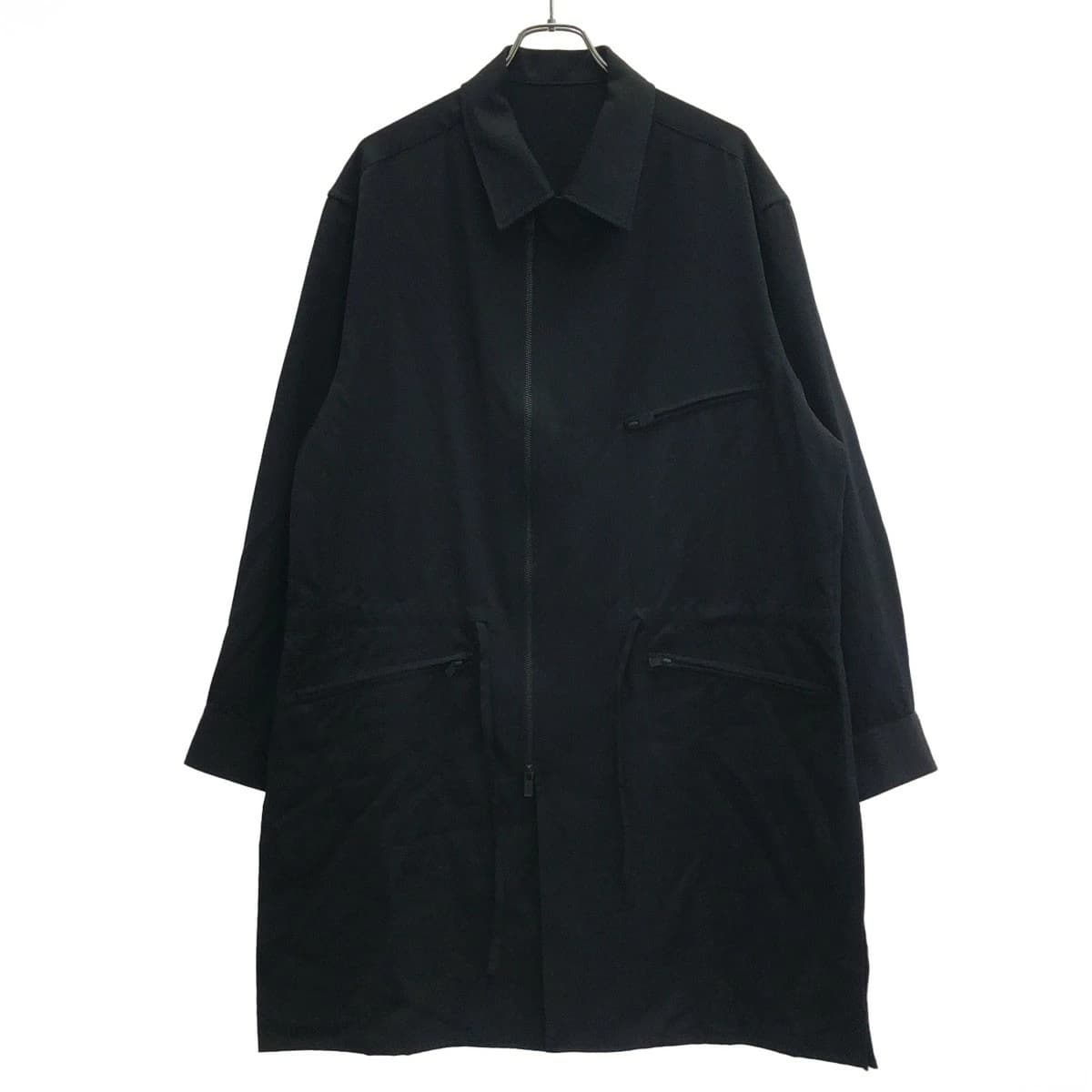 Yohji Yamamoto ヨウジヤマモト プールオム 22AW ウールギャバジンファスナーブルゾン HE-Y04-100