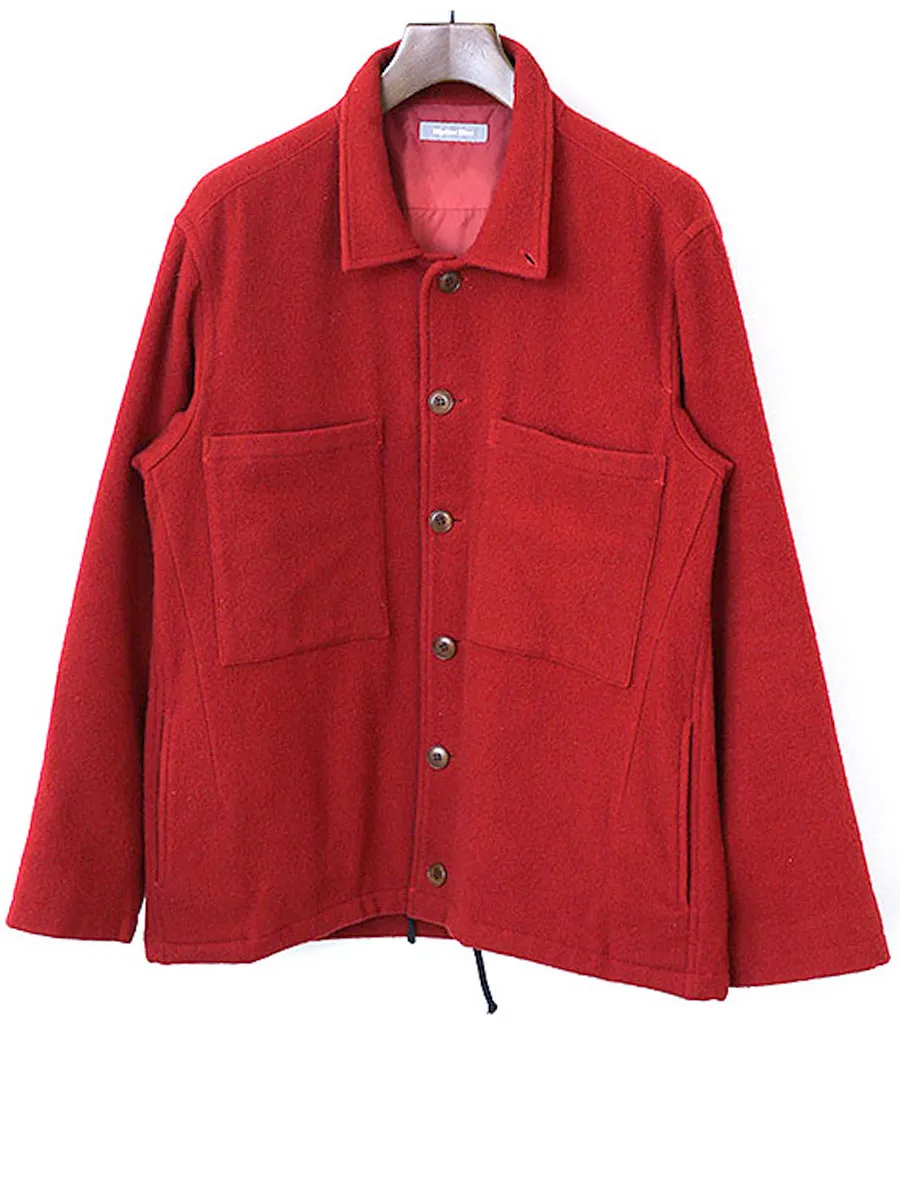 Elephant Blanc エレファンブラン 15AW 吾亦紅別注 Wool Coach Shirts ウールシャツジャケット