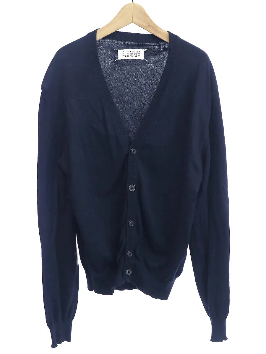 Maison Margiela メゾン マルタン マルジェラ14 08SS エルボーパッチコットンカーディガン