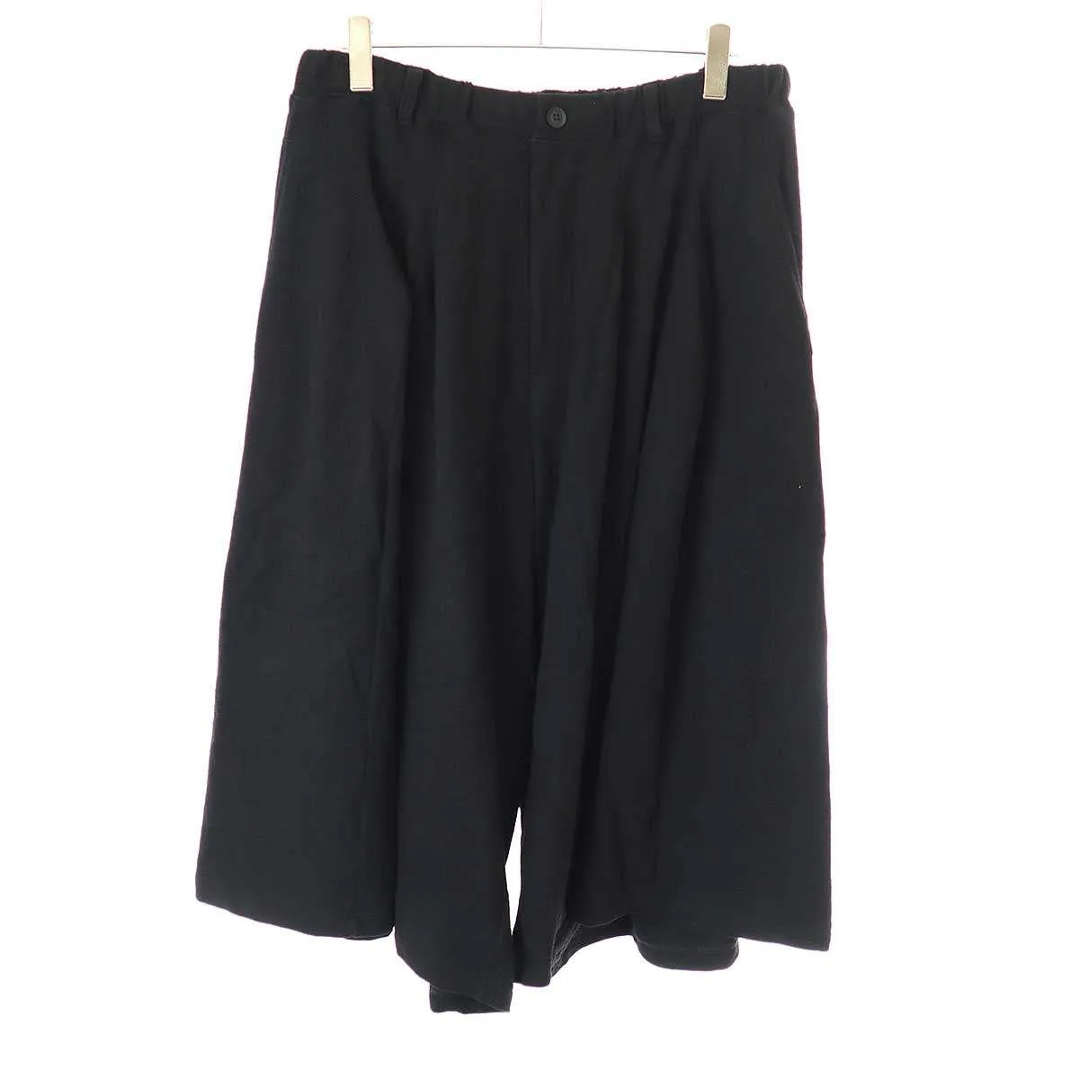 Yohji Yamamoto ヨウジヤマモト プールオム 24AW HIGHLAND JERSEY TUCK PANTS ハイランドジャージータックパンツ