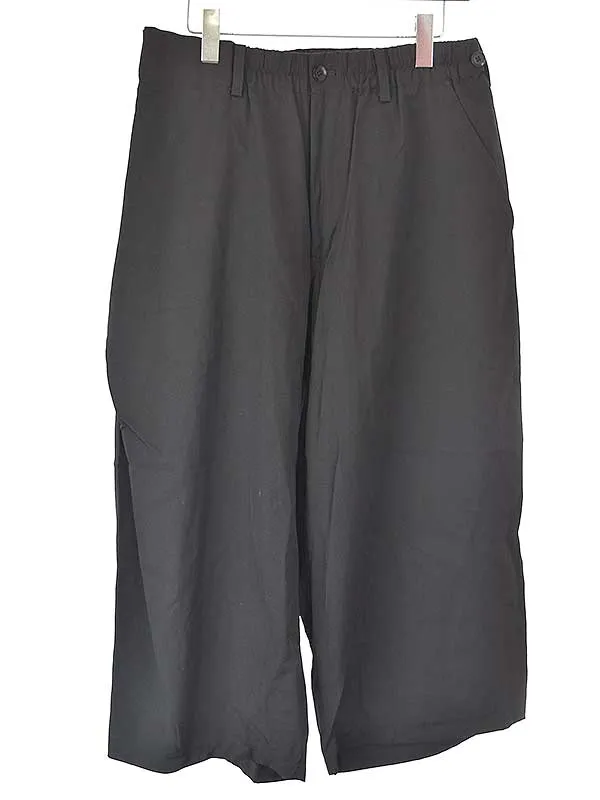 Yohji Yamamoto ヨウジヤマモト プールオム 15SS ウールギャバジンラップパンツ