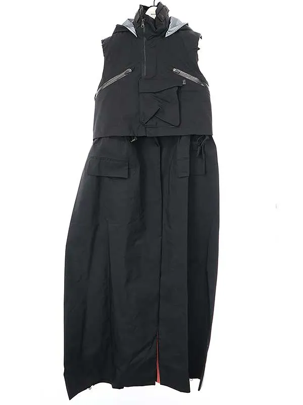 sacai サカイ×アクロニウム 22SS TRENCH DRESS ナイロントレンチドレスワンピース