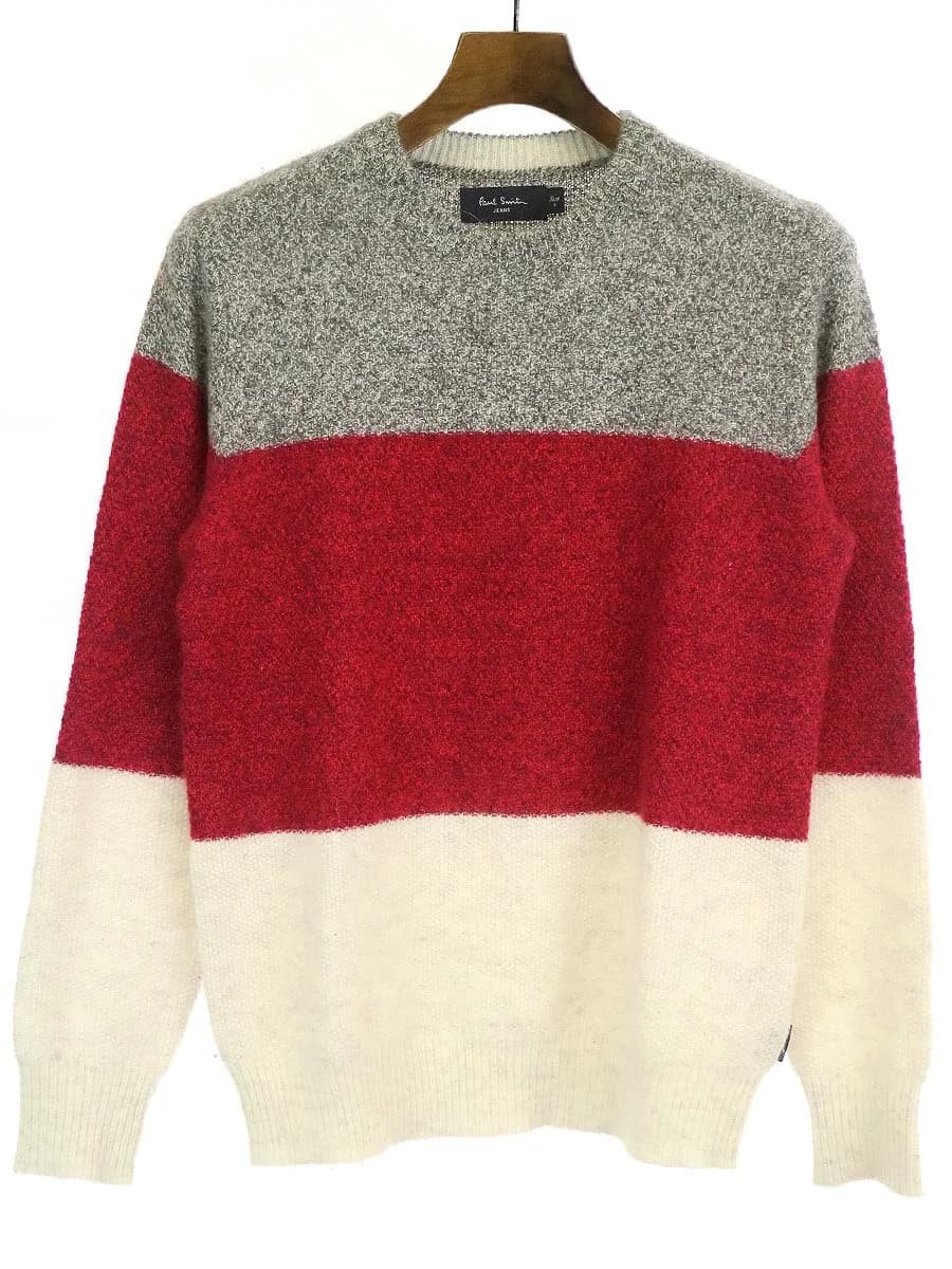 Paul Smith ポールスミス ジーンズ マルチカラーラムウールニットセーター