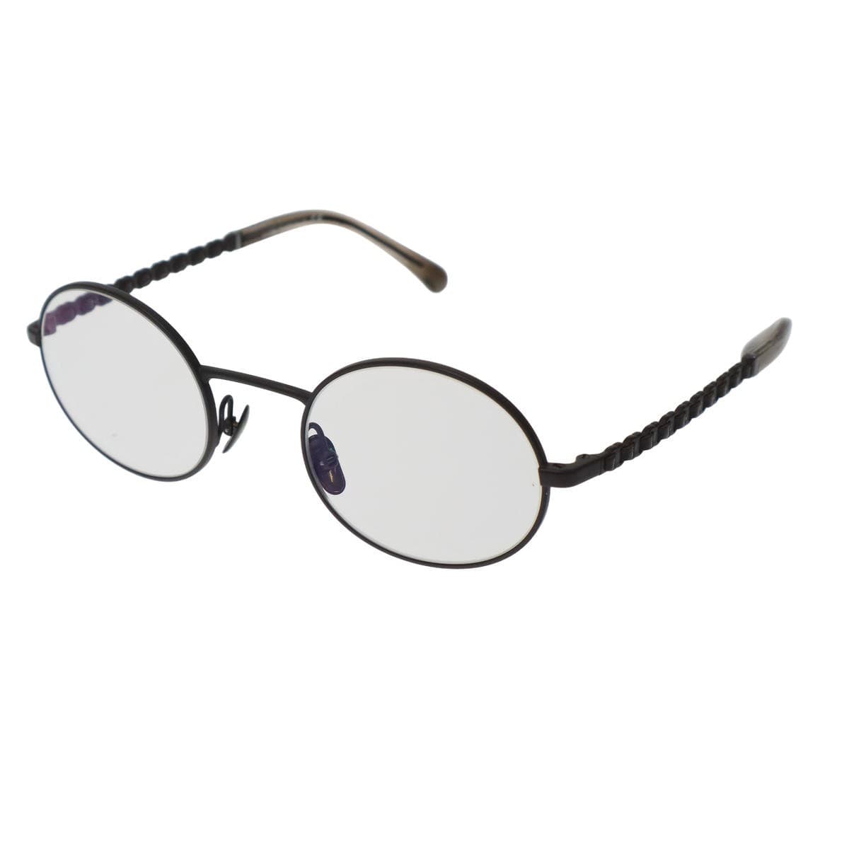 CHANEL CHANEL シャネル ココマークチェーン アイウェア メガネ 2202-Q c.112 48□22 140 ブラック
