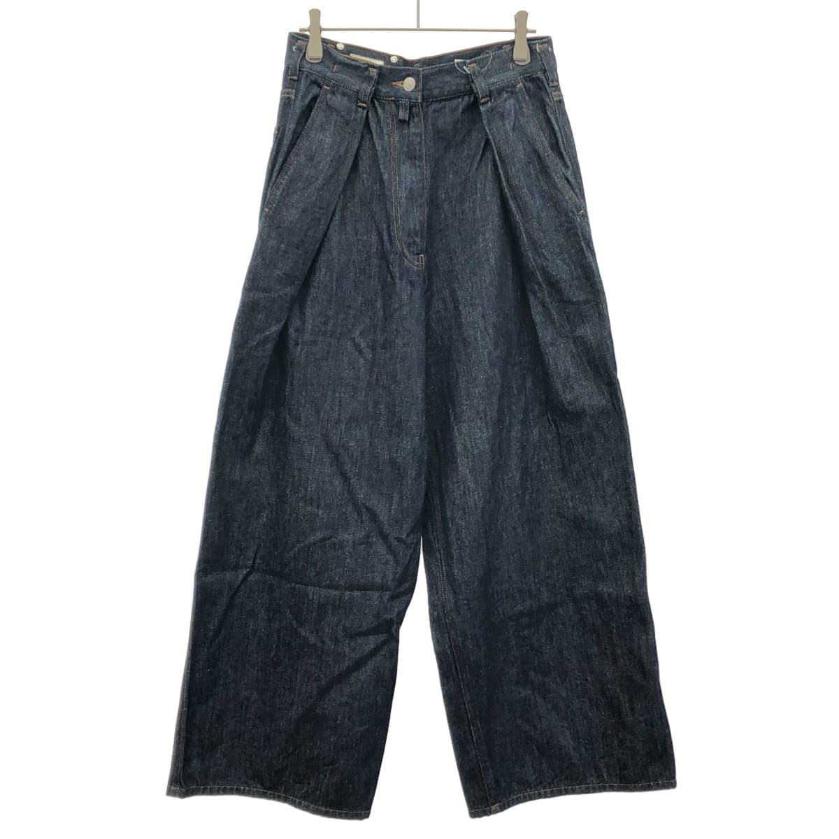 DRIES VAN NOTEN DRIES VAN NOTEN ドリスヴァンノッテン ワイドデニムパンツ 36 インディゴブルー